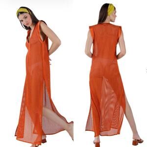 NWT My Beachy Side Camelia Knit Mesh Coverup Sz M MSRP $280